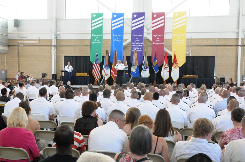 CSA speaks at USASMA graduation