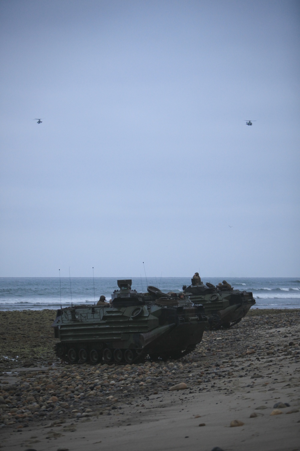 U.S. Marines Conduct Beach Landing