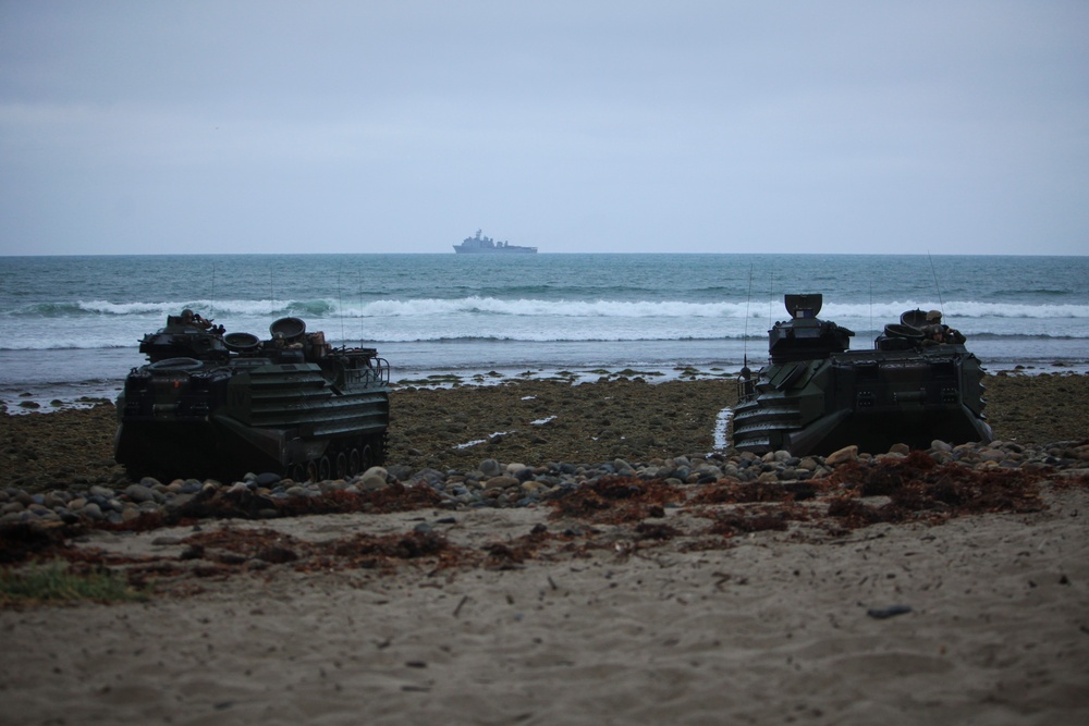 U.S. Marines Conduct Beach Landing