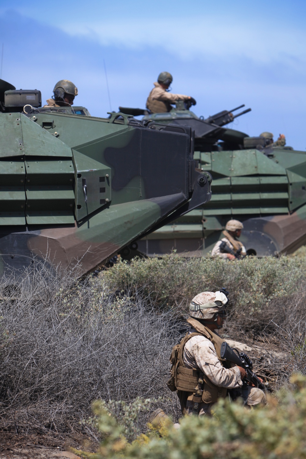 U.S. Marines Conduct Beach Landing