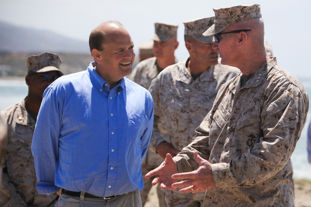 U.S. Marines Conduct Beach Landing