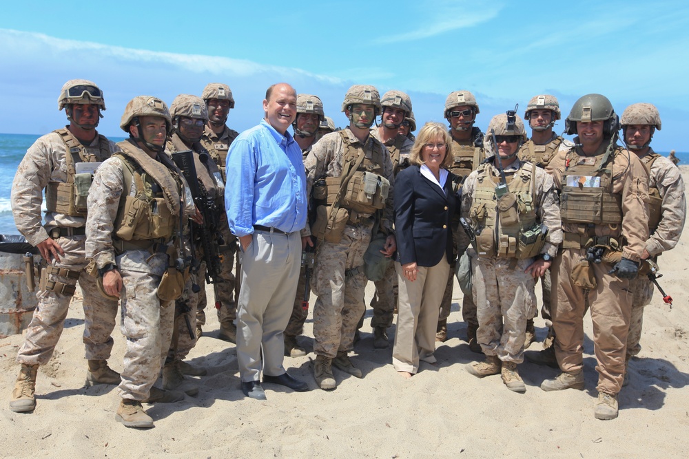 U.S. Marines Conduct Beach Landing