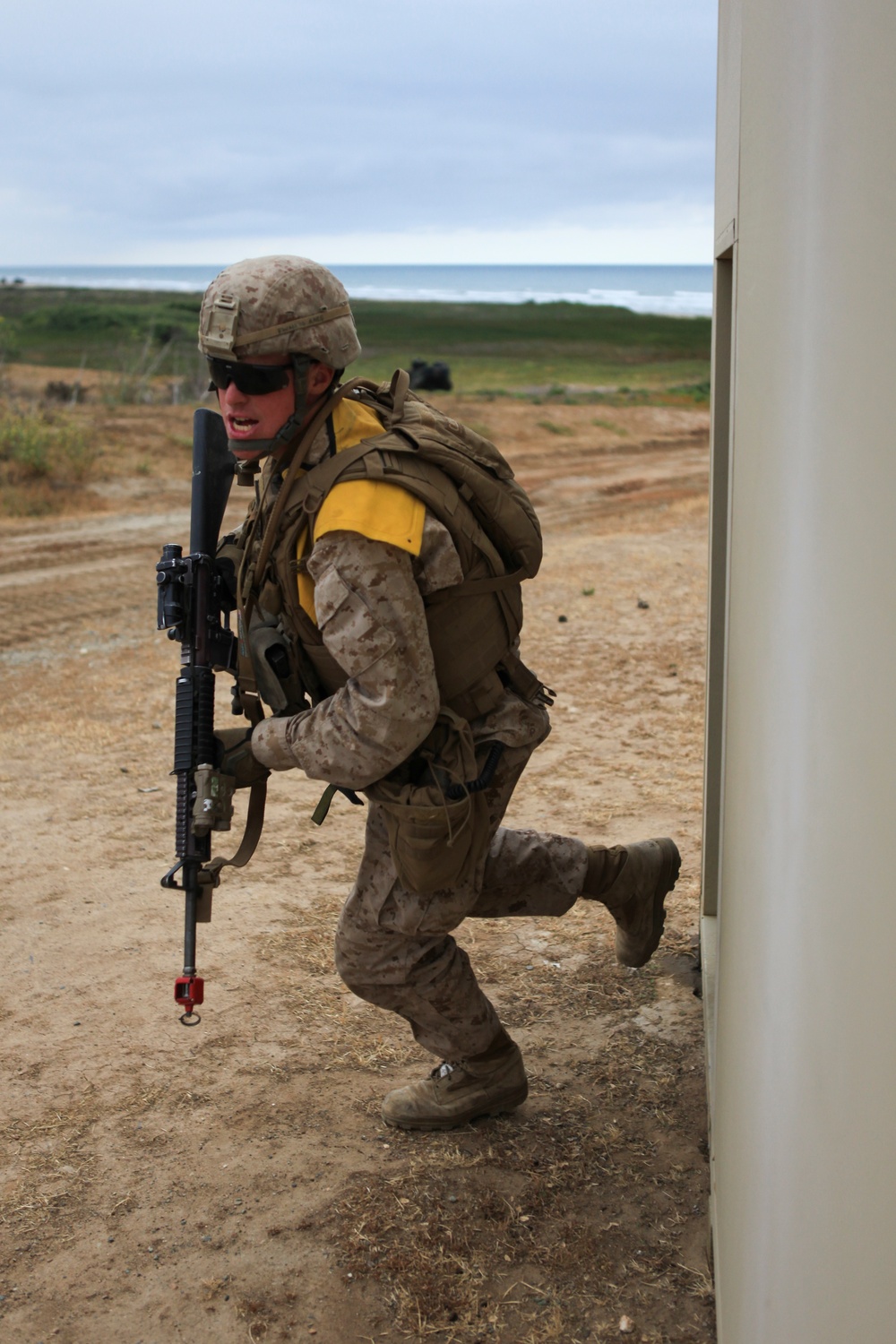 U.S. Marines Conduct a Beach Assault