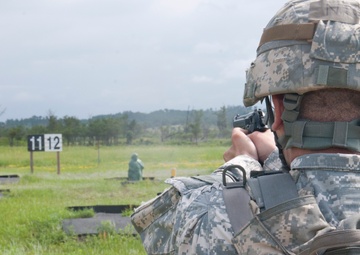 2013 Army Reserve Best Warrior Competition - McClenachan fires M9