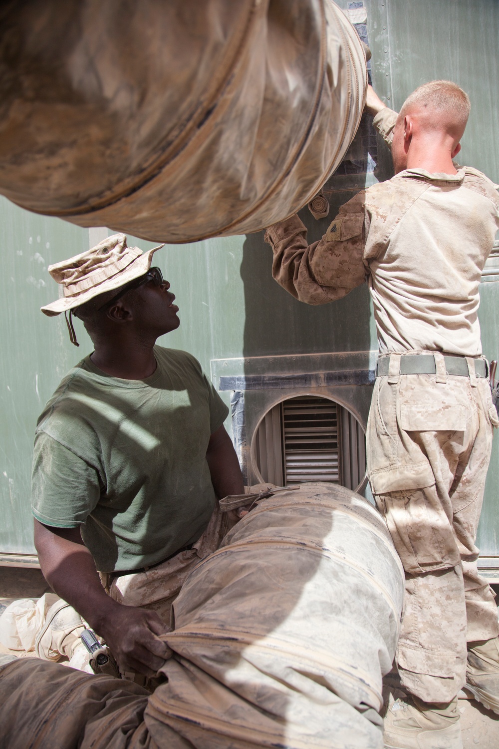 3rd CEB Marines keep Camp Leatherneck operational