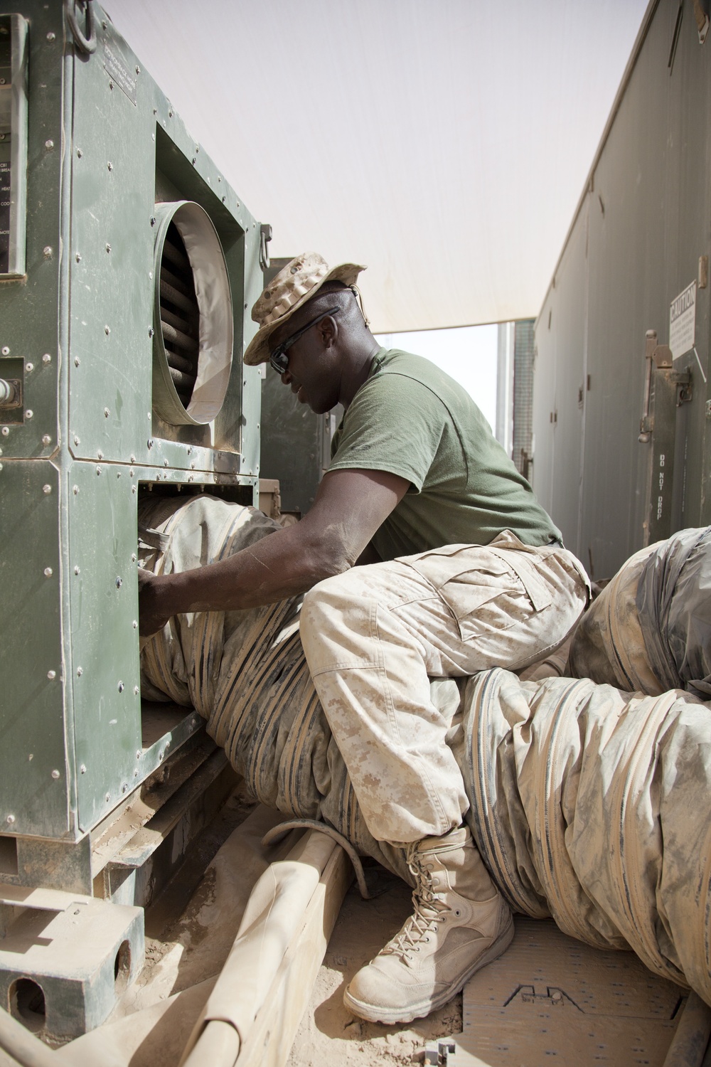 3rd CEB Marines keep Camp Leatherneck operational