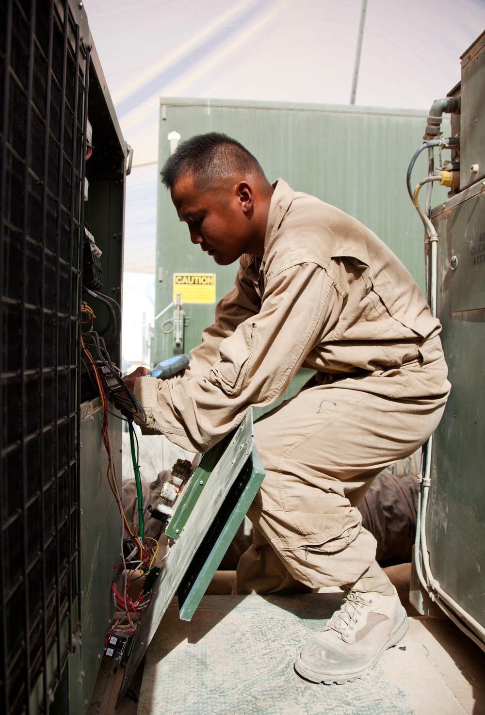 3rd CEB Marines keep Camp Leatherneck operational