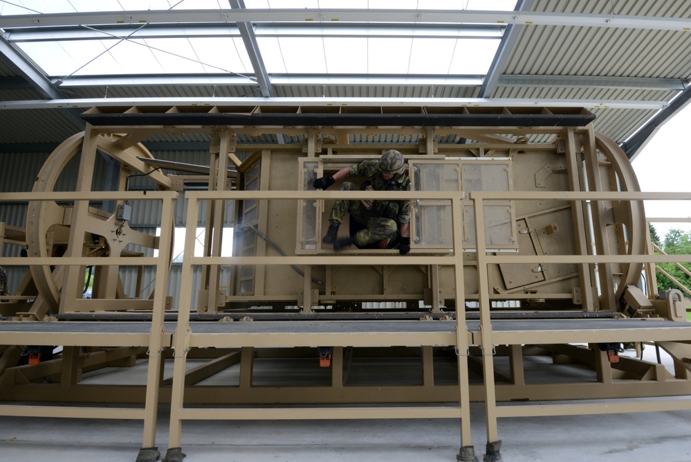 Mine Resistant Ambush Protected Egress Trainer