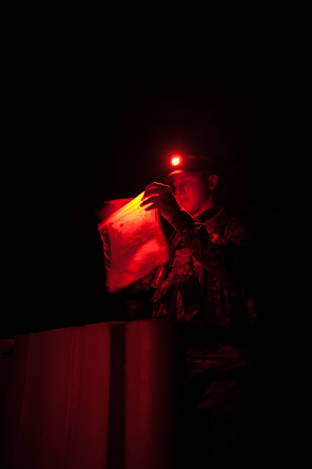 2013 US Army Reserve Best Warrior Competition: Night land navigation
