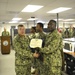 LCDR Lindsey Graves receives the Navy and Marine Corps Achievement Medal