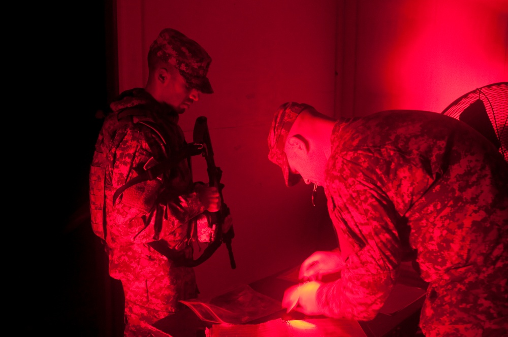 2013 Army Reserve Best Warrior - Night Land Navigation Course