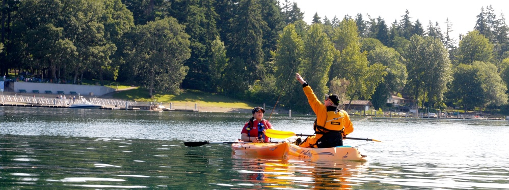 Veterans, service members find peace on American Lake