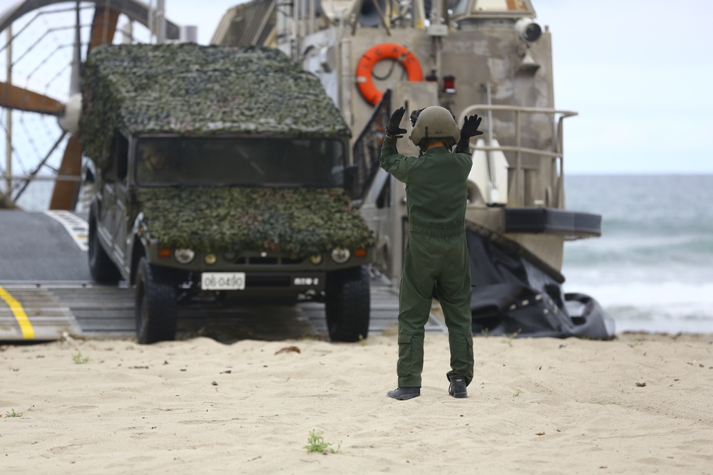 Japanese Self Defense Forces train on Red Beach