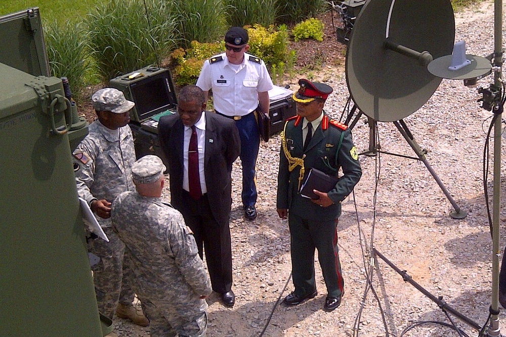 Botswana leaders visit NC National Guard