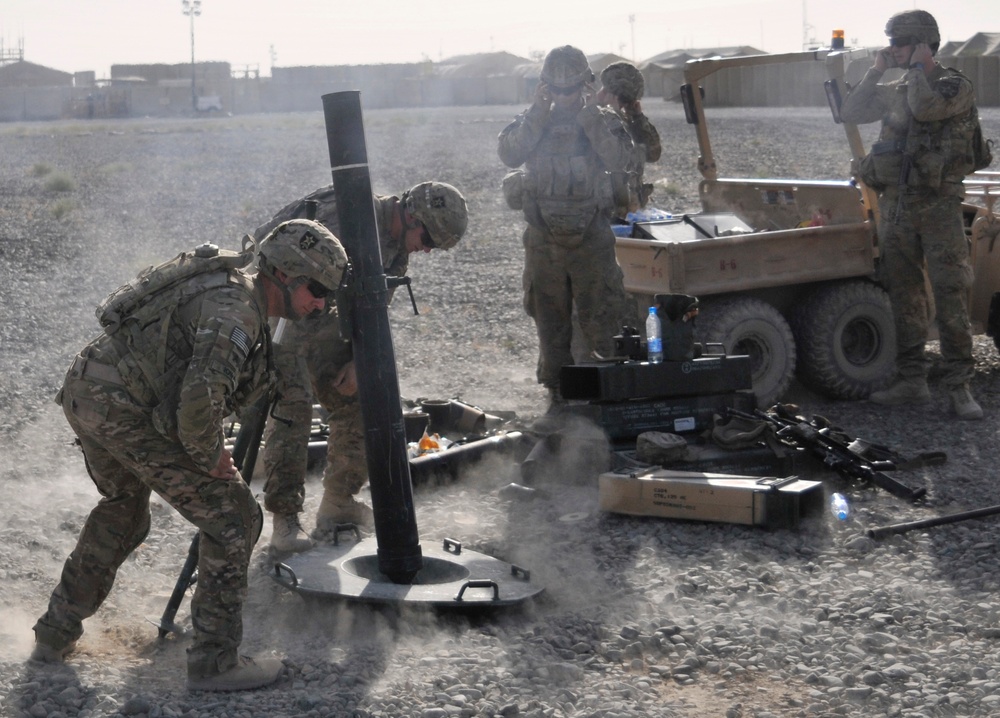 Mortar registration and force protection training