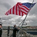 USS Mount Whitney departs Kiel