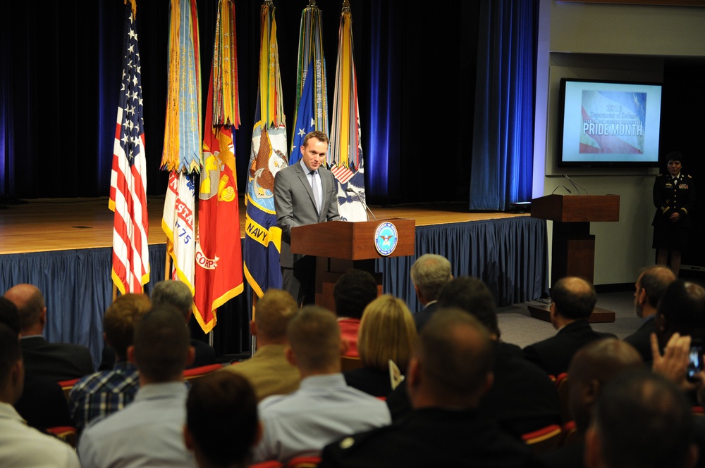 Department of Defense's lesbian, bi-sexual, gay and transgender pride recognition month event at the Pentagon