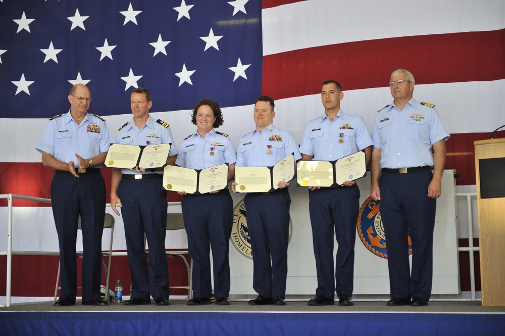 Coast Guard award ceremony