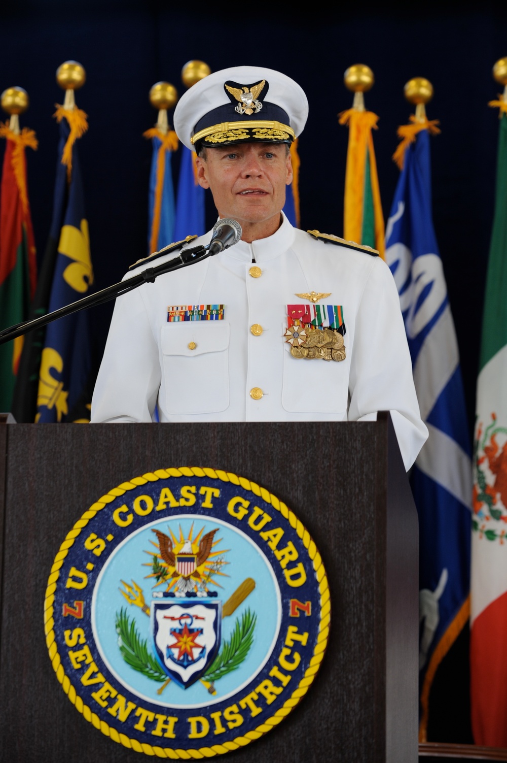 Seventh Coast Guard District change of command