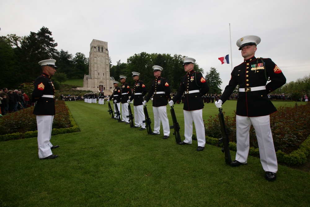 5th Marines participate in Belleau Wood Memorial Ceremony