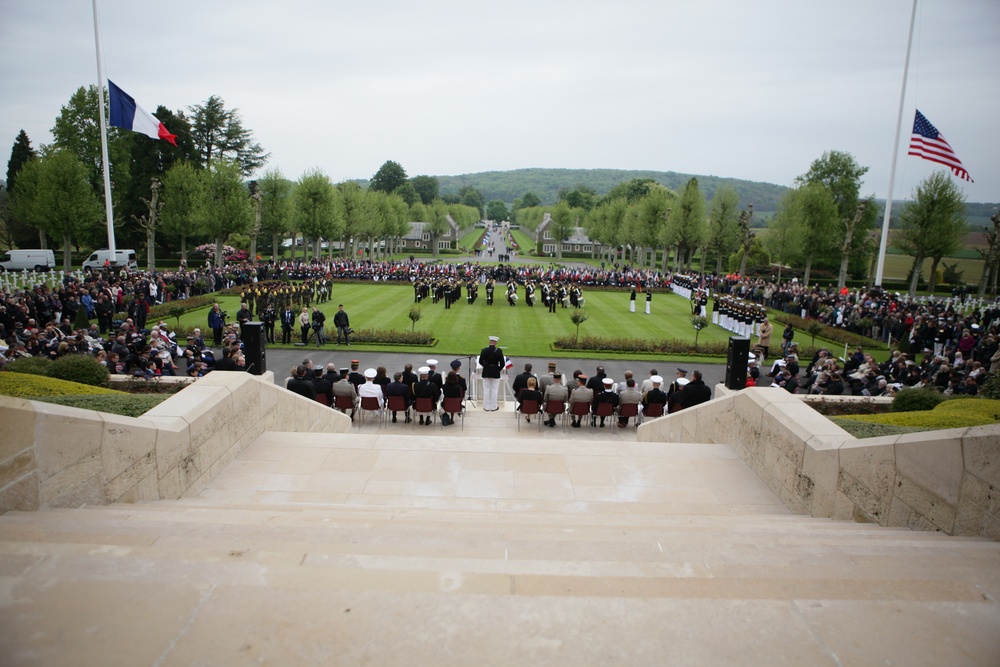 5th Marines participate in Belleau Wood Memorial Ceremony