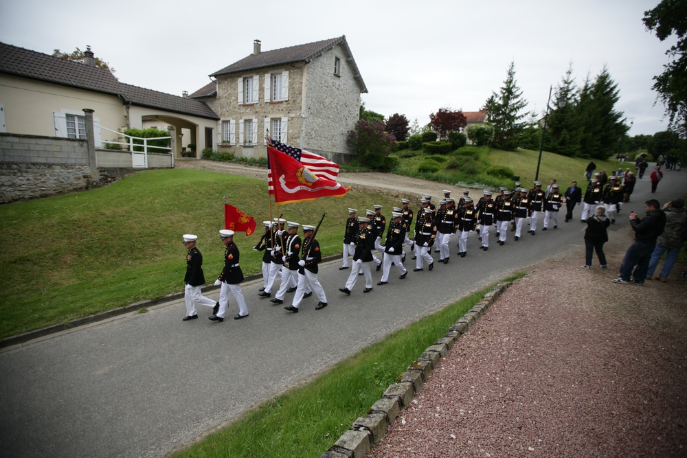 5th Marines participate in Belleau Wood Memorial Ceremony