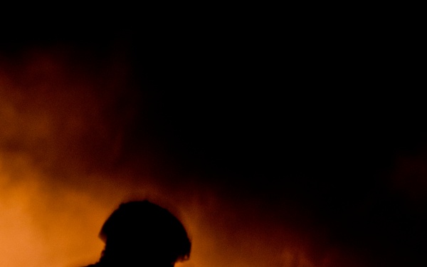 Best Warriors fire under the "fog of war"