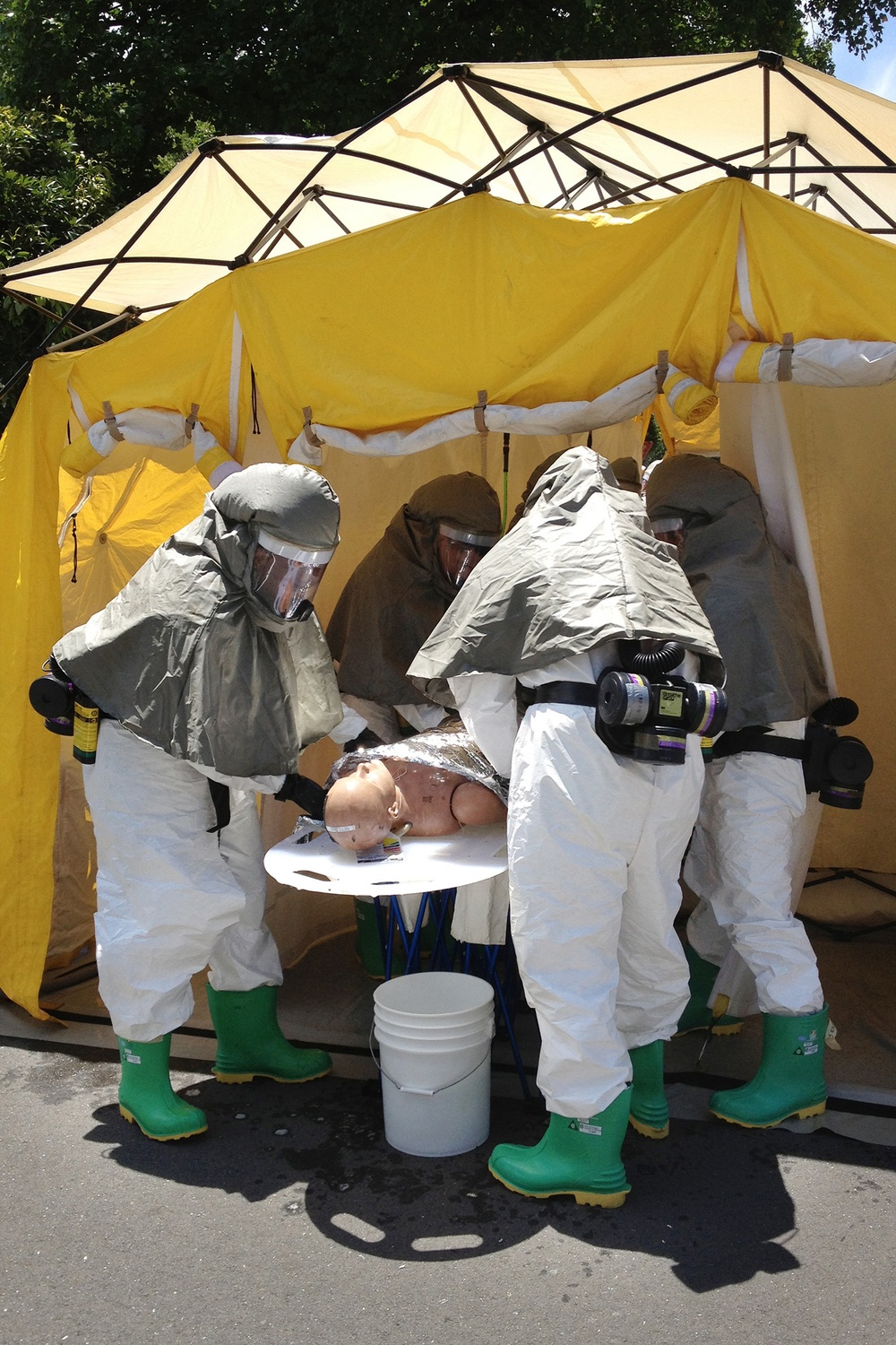 USNH Yokosuka DECON drill