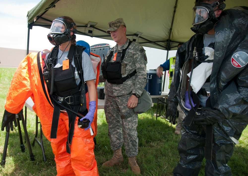 Oklahoma National Guard Trains With First Responders
