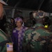 Liberia’s president visits AFL’s deploying troops