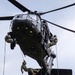 Cadets rappel from Guard Black Hawks