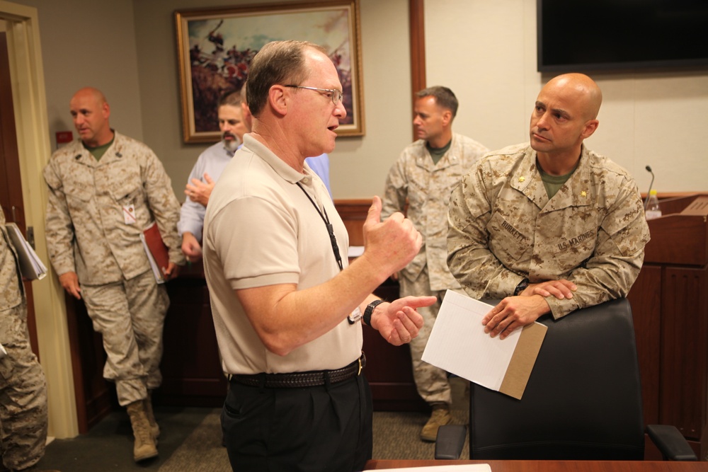 Sound the Alarm: Marine Corps leadership prepares for upcoming natural disaster response in first conjoined summit