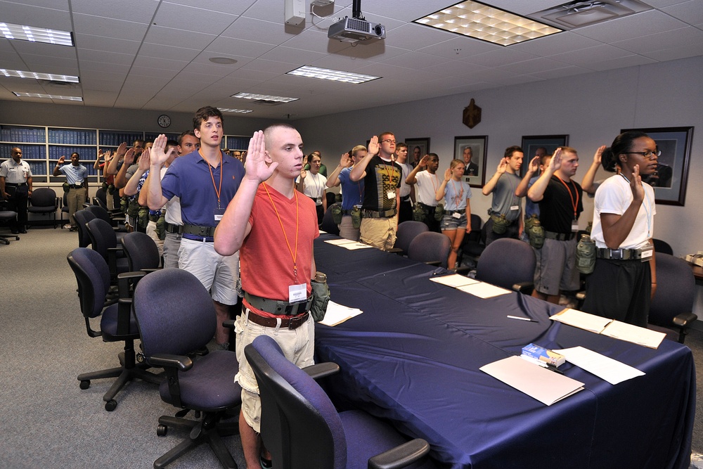 US Air Force Academy Class of 2017 Inprocessing Day