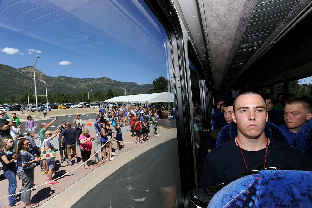 US Air Force Academy Class of 2017 Inprocessing Day