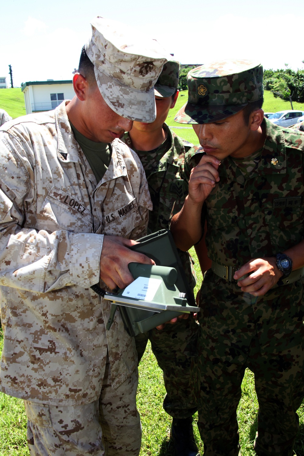 CBRN Marines train alongside Japanese counterparts