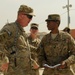 Joint senior logisticians walk disposition services yard in Bagram