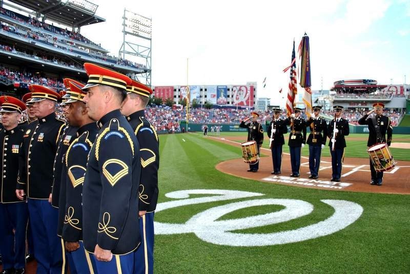 Baseball shows Army some love at Nationals Stadium
