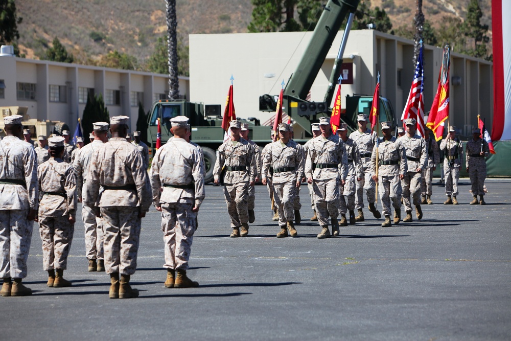 1st Maintenance Battalion receives new commanding officer