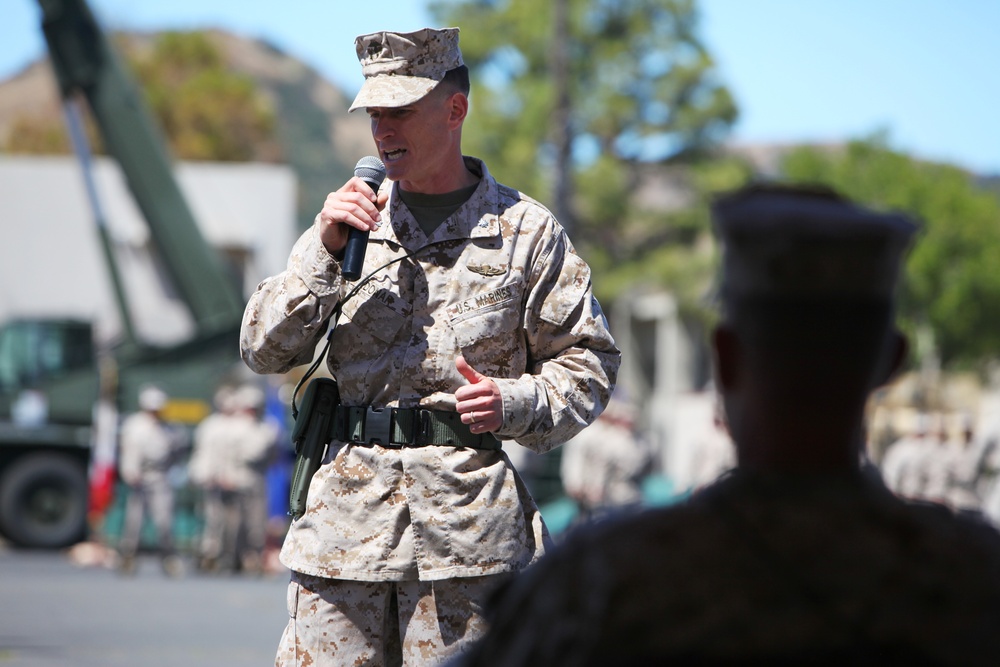 1st Maintenance Battalion receives new commanding officer