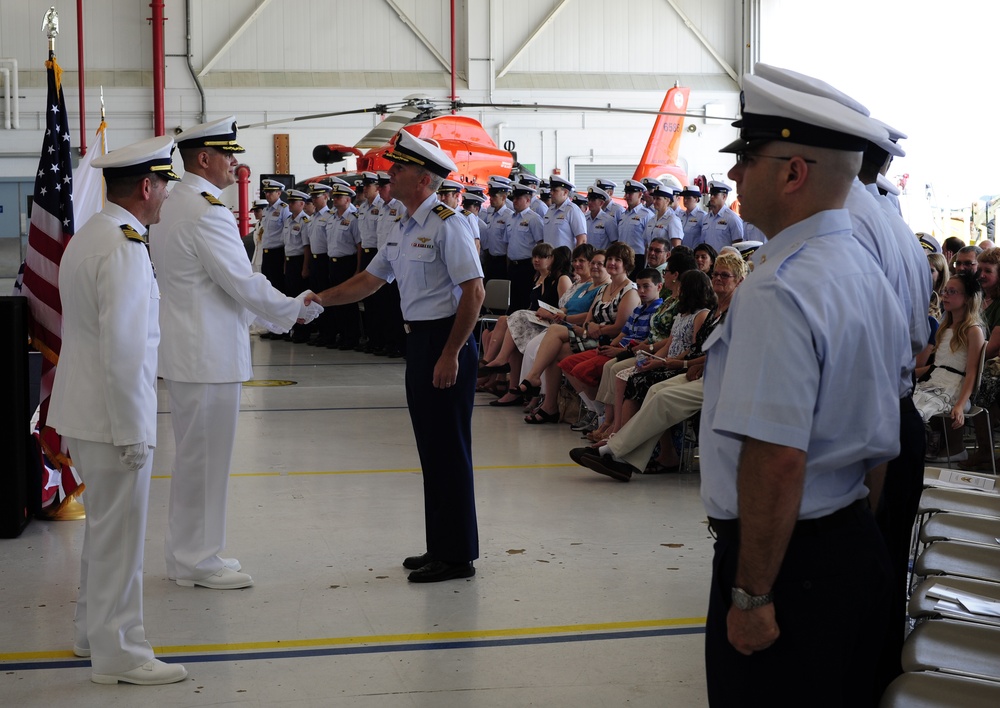 Coast Guard Air Station Atlantic City, NJ, Change-of-Command Ceremony