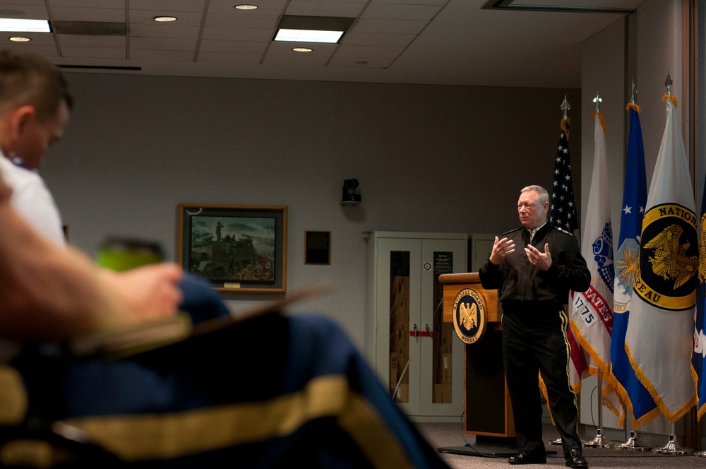 Chief of the National Guard Bureau discusses key issues during town hall