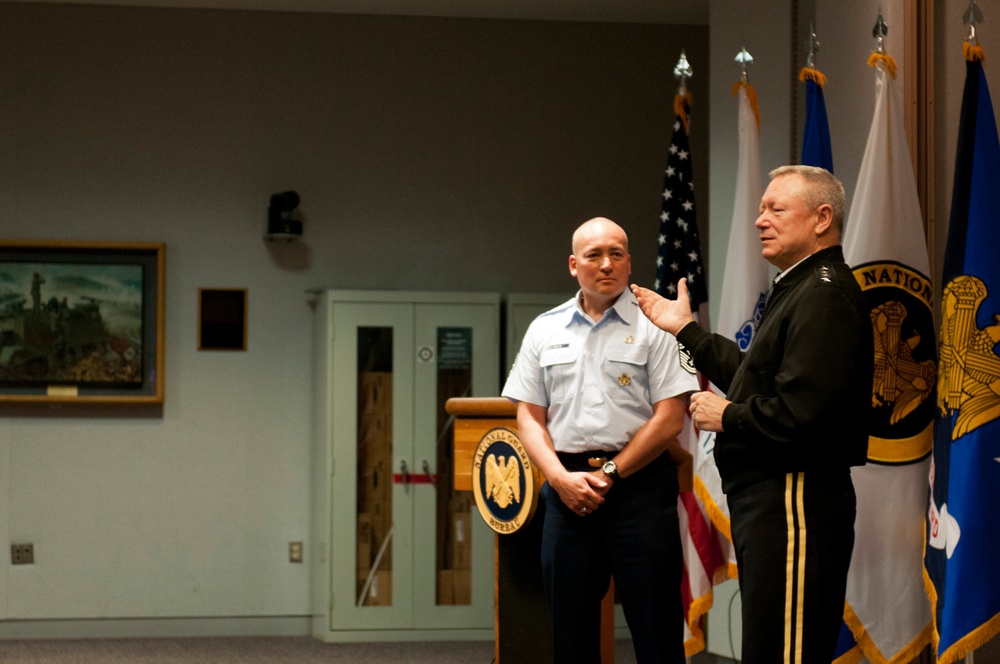 Chief of the National Guard Bureau discusses key issues during town hall