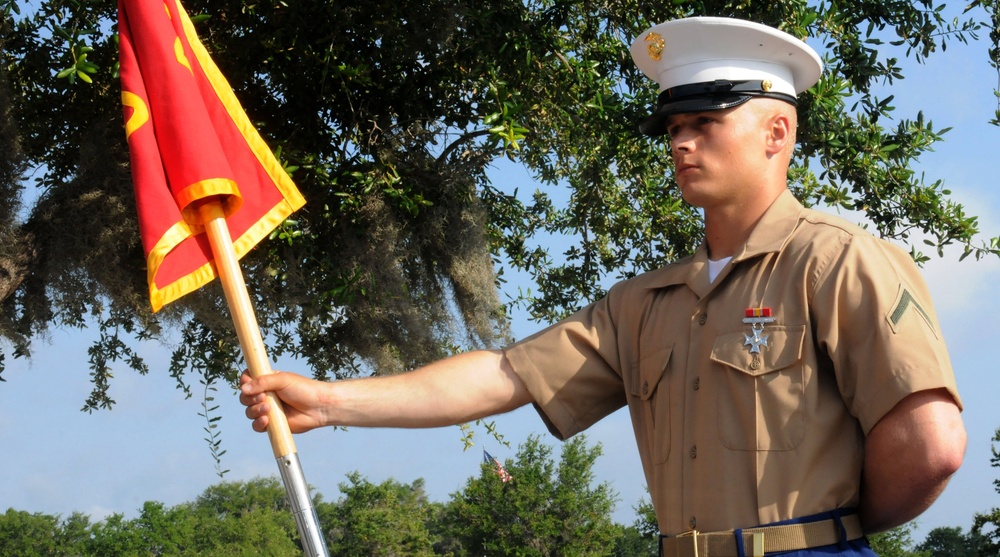 Alabama Marine Graduates as Platoon Honor Graduate