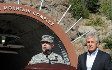 SECDEF Visits Colorado Springs