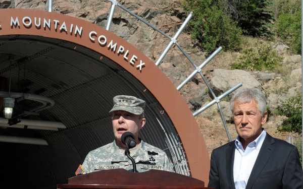 SECDEF Visits Colorado Springs