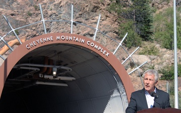 SECDEF visits Colorado Springs