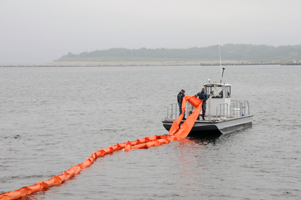 Naval Station Newport sailors train