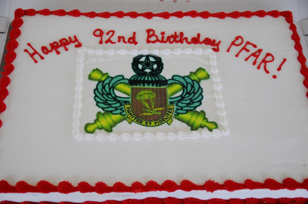 Artillery regiment celebrates 92nd birthday
