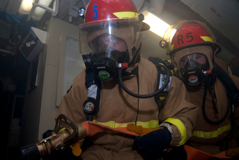 General quarters drill