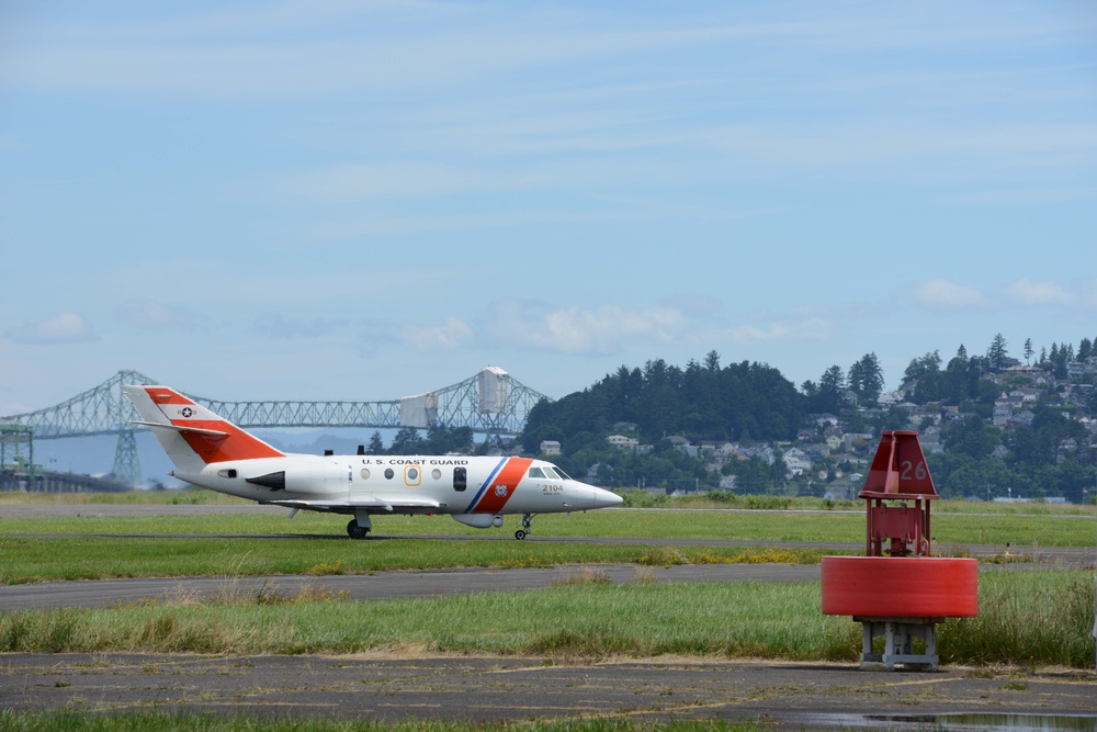 Coast Guard jet finds final home at Sector Columbia River, Ore.